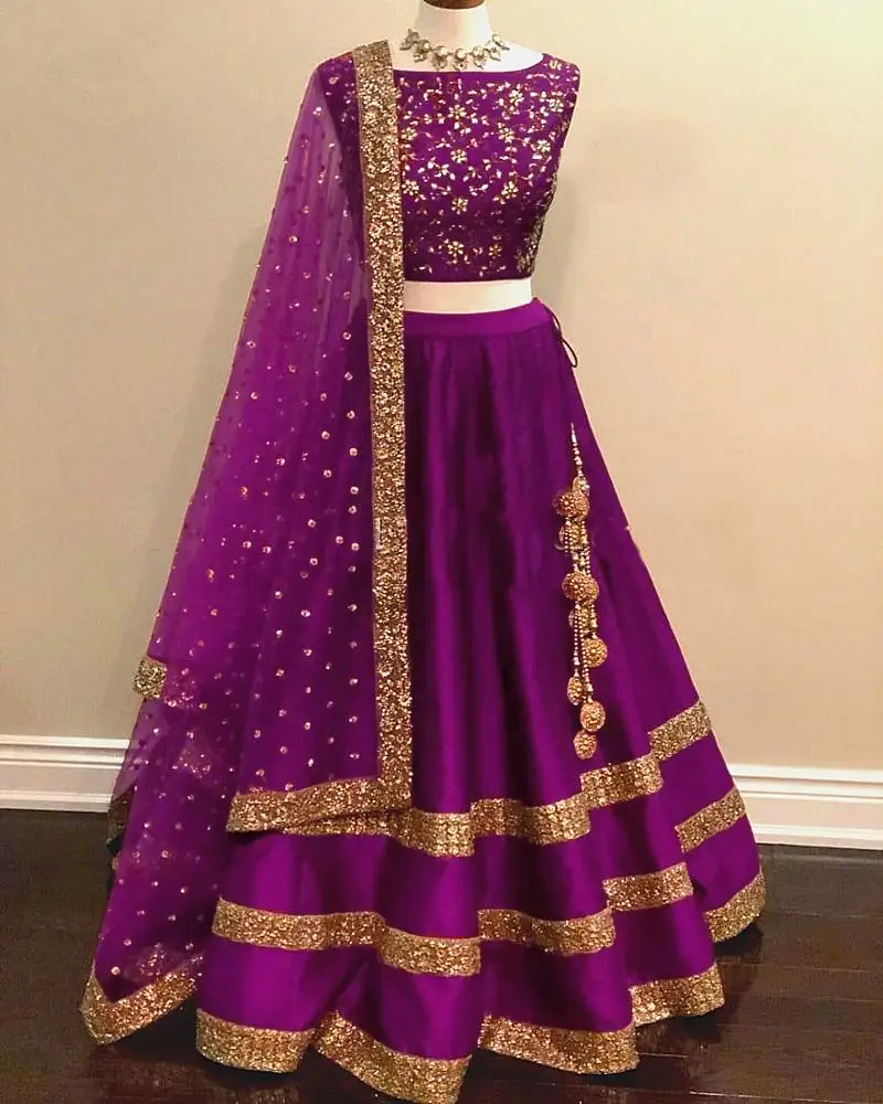 Latest party wear Indian women clothing lahenga ladies wear wedding wear embroidery stone work choli Blouse Dupatta lahnega