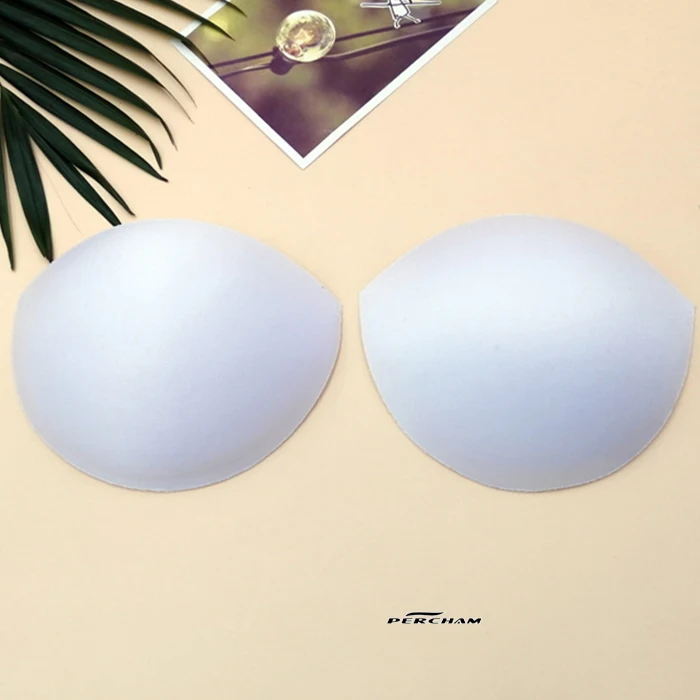 Custom breathable chest support  bra cups  thick breast lift push up sports bra pads