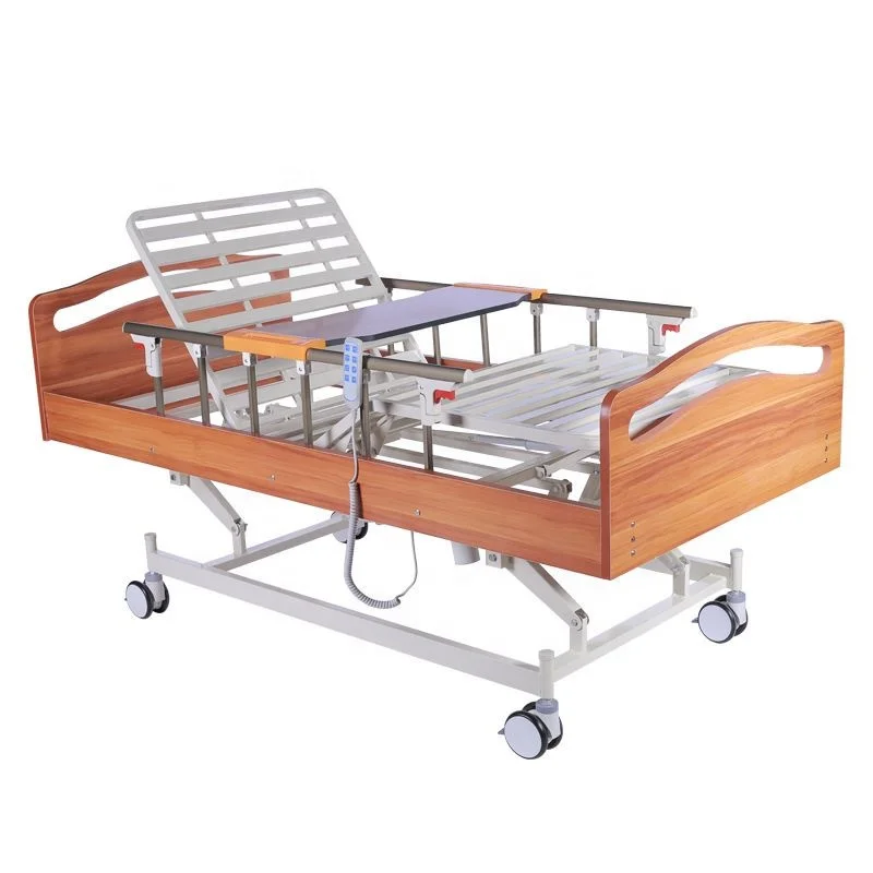 Cheap Price Hospital Equipment ABS A7 Economic Solid Flat Hospital Bed Medical Bed with the Punched Plate