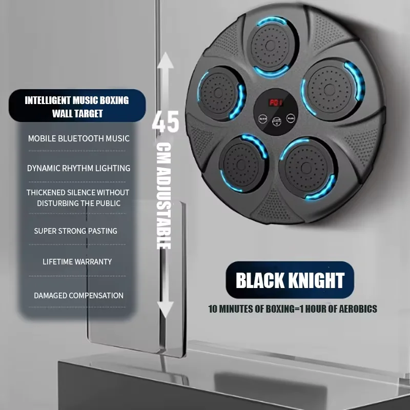 Dynamic Rhythm Lighting Boxing Target No Punching Reouired Smart Musical Boxing Machine Target