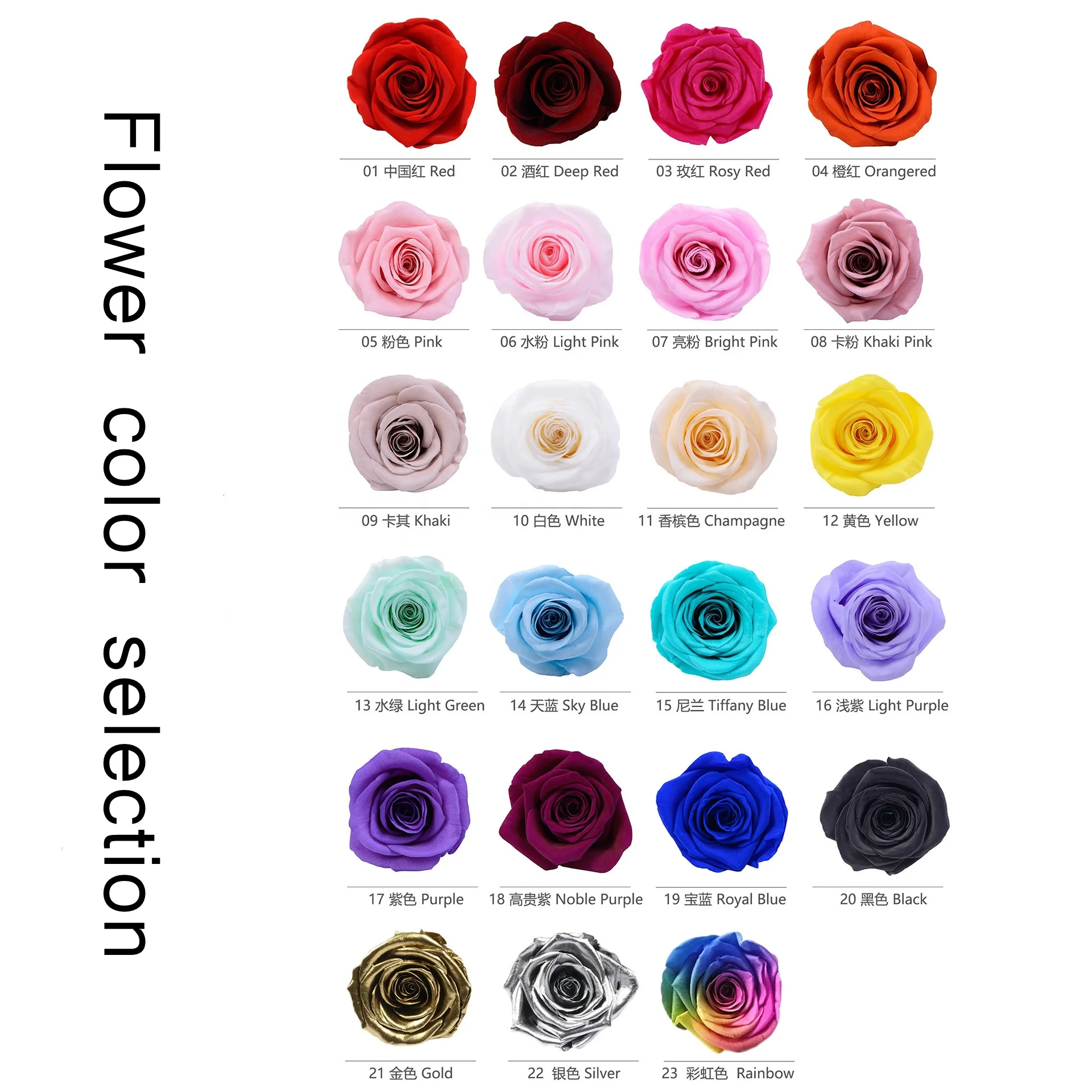 Wholesale preserved roses with gift box hot sale hug bucket for birthday gift or valentines day gifts