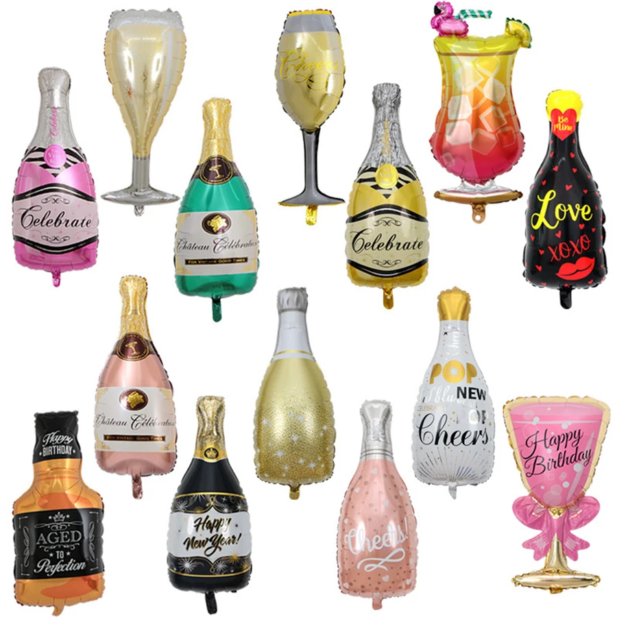 Custom designed Aluminum happy birthday mother day Foil Balloons beer foil balloon For Birthday Wedding Party Decoration