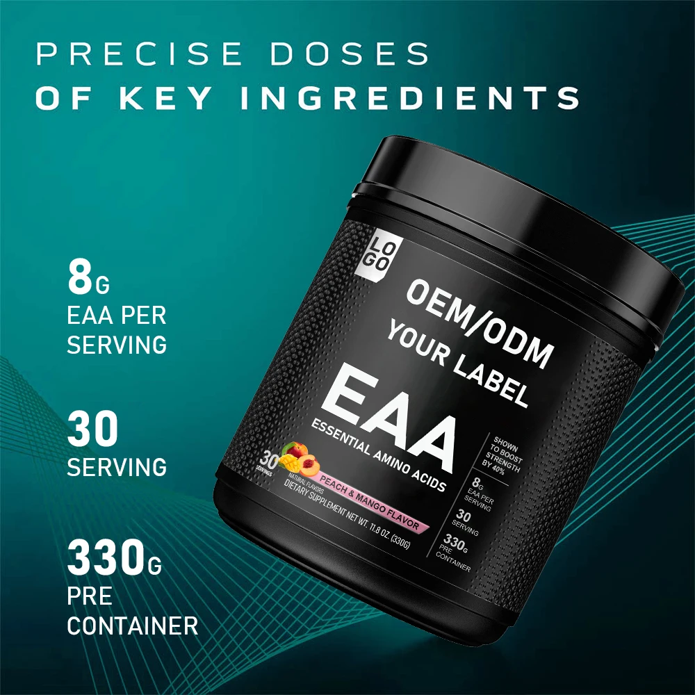 OEM Wholesale Body Building Energy Sport Supplements EAA Essential Amino Acids Powder