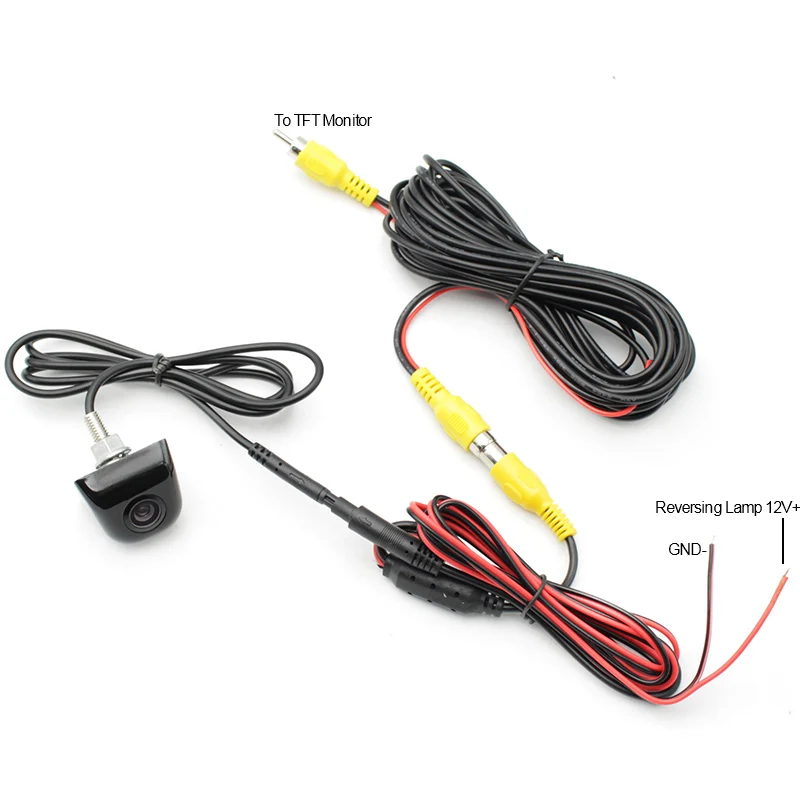 1920x1080P 170 Degree Vehicle Rear View Camera Upside Down Install Metal Car Reversing Camera