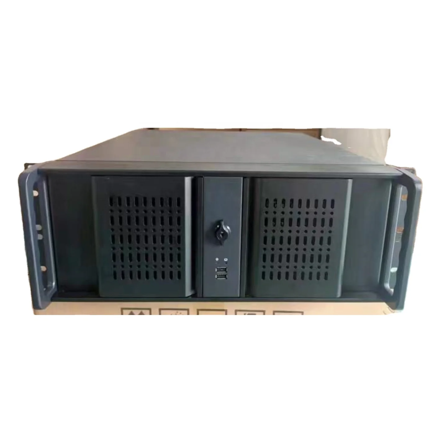 Изготовленный На Заказ 4U компактный сервере дело, промышленный блок питания ATX чехол EKI-N452L6-1 для DVR