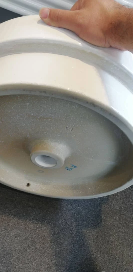 8307 Cloakroom basins and toilets vanity sink