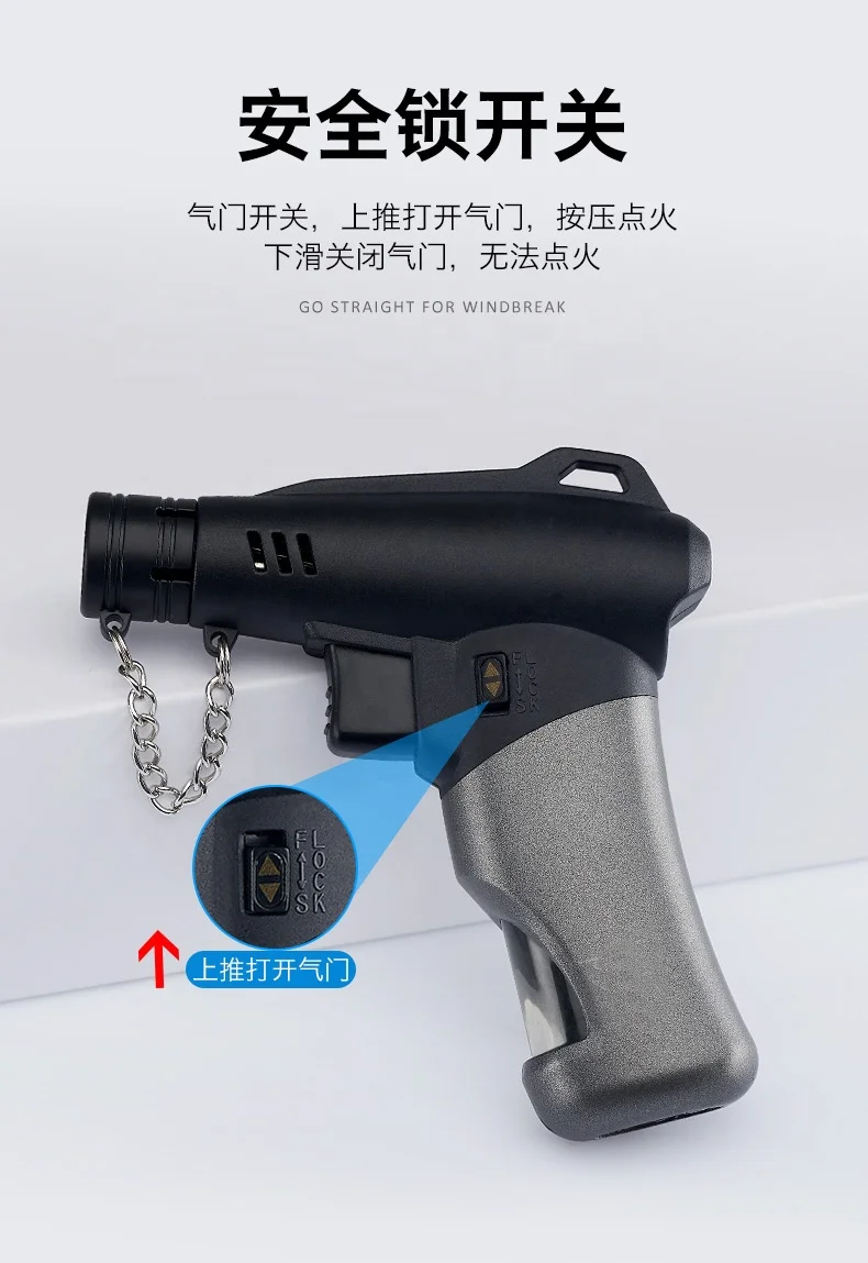 New Jet Flame Windproof Cigar Lighter outdoor portable bbq camping