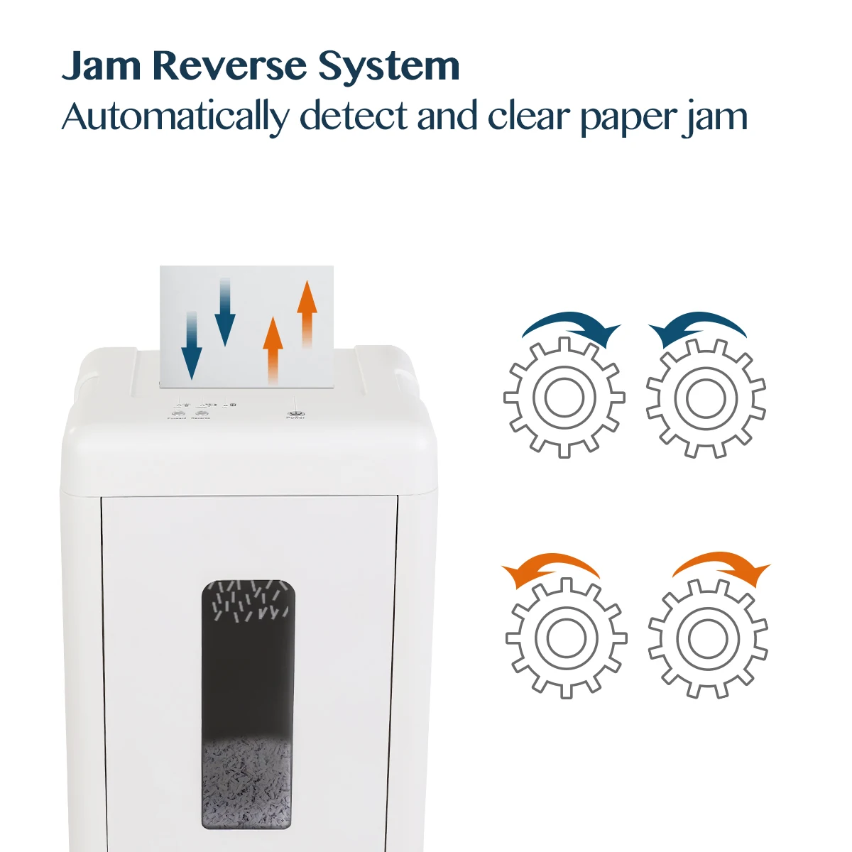 WOLVERINE Paper shredder machine 2X10 mm 15 Sheets Super Micro-cut Home Office shredder  Heavy Duty 32L White