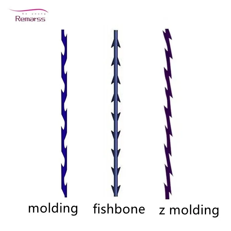 pdo thread mono cog 3d 4d 6d 8d 12d molding fishbone 19g 18g 21g 100mm 120mm