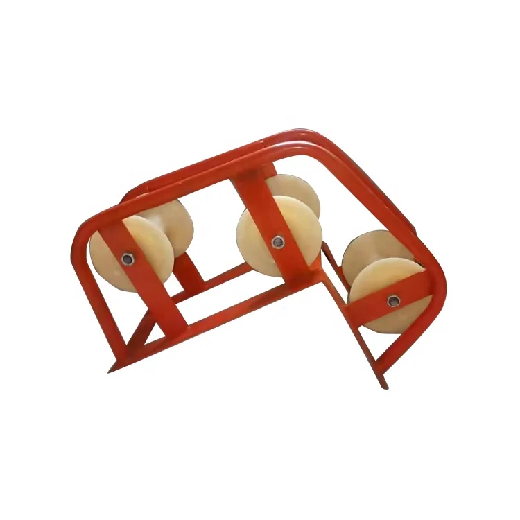 Stringing Line Tool Cable Pulling Roller Ground Corner Pulley for Transmission Line