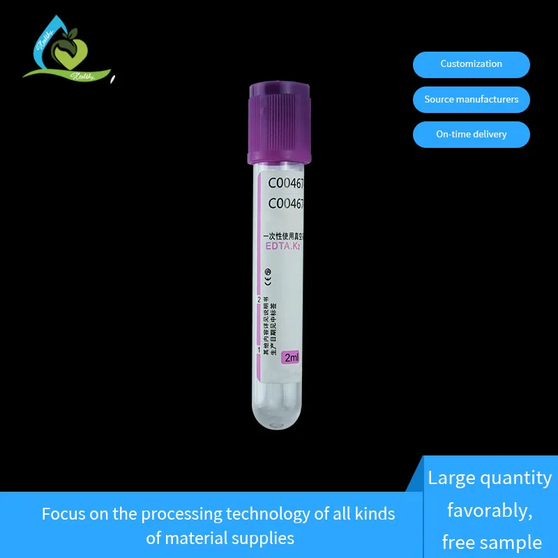 Medical Disposable Medical vacuum blood collection tube EDTA k3 k2 tube edta tube