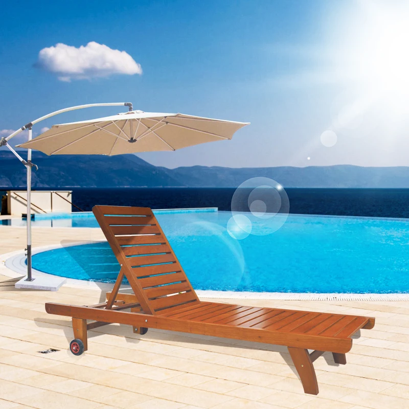 Pikes Outdoor Beach Chair Plastic Material  Swimming Pool Equipments Leisure Furniture Equipments