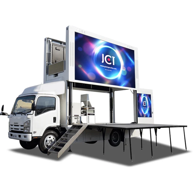 Outdoor advertising truck P3 P4 P5 taxi top mobile led display screen
