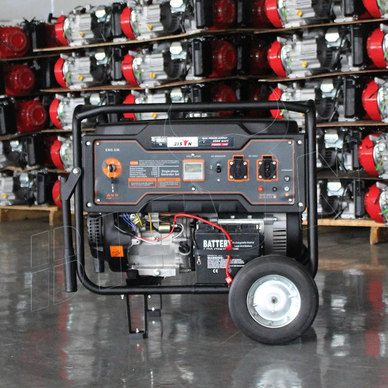 Bison China 380 V 5Kw Generator Power Ohv Gx390 Petrol Generators