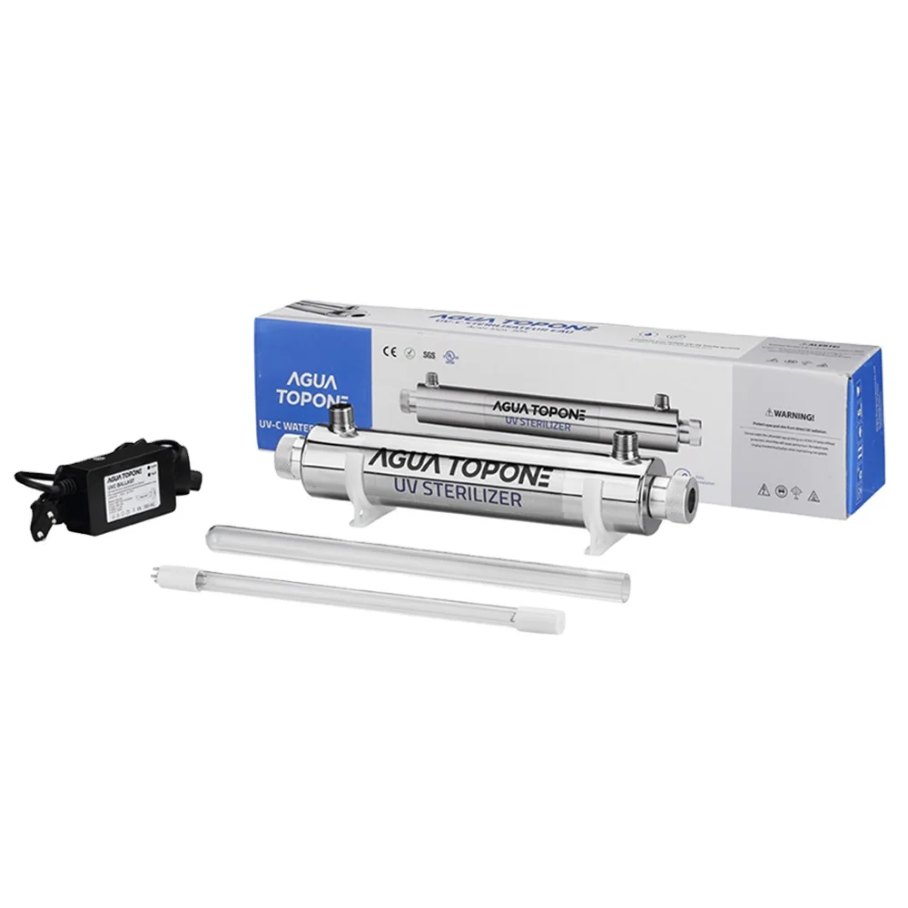 Professional Uv Germicidal Lamp Water Uv Swimming Pool Sterilizer Ro Drinking Water Filter Industrial Uv Sterilizer with auto wi