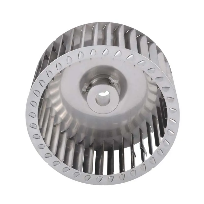 Centrifugal Impeller Double Air Outlet Stainless Steel Leaf Cabinet Fan Galvanized Plate Fan Impeller