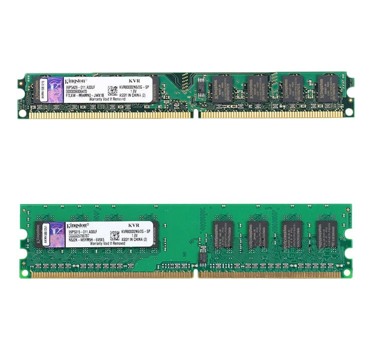Factory wholesale Original 2GB DDR2 800 KVR800D2N6/2G 667 computer ram memory