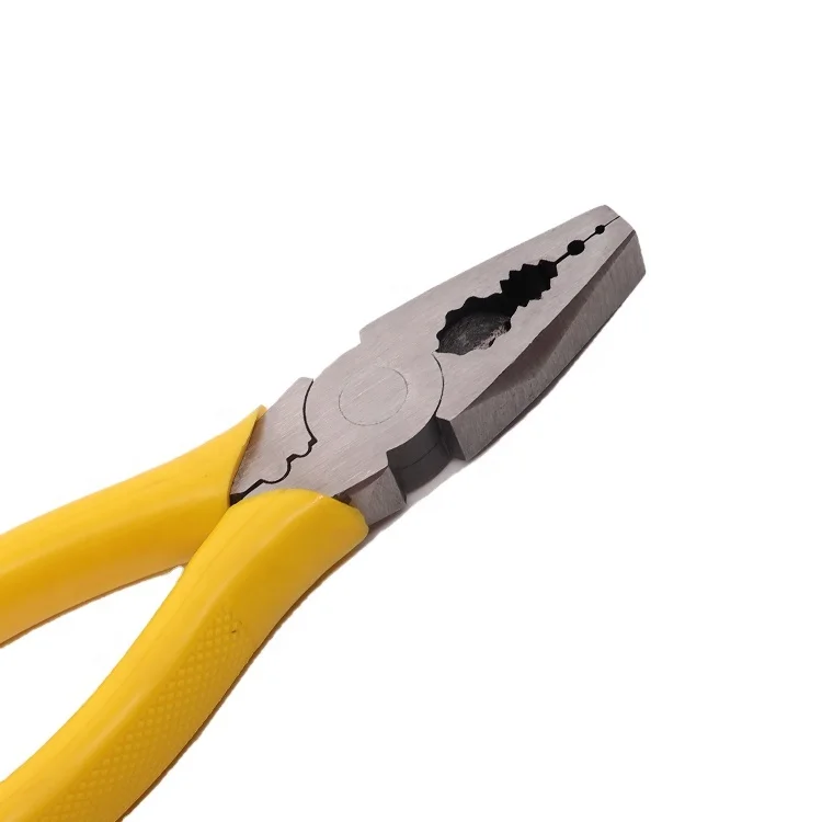 Плоскогубцы с желтой резиновой ручкой стальные плоскогубцы набор инструментов комбинированные