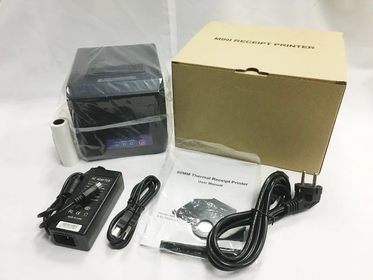 Factory Supply 80mm HOP-E801 Hoin 3 inch Thermal Receipt Printer Bill Printer Ticket Machine 1D 2D barcode thermal printer