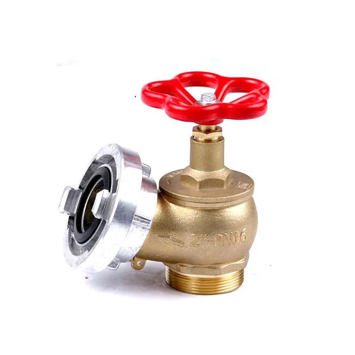 Custom high quality 2.5 1.5 inch flange type fire hydrant brass landing valve