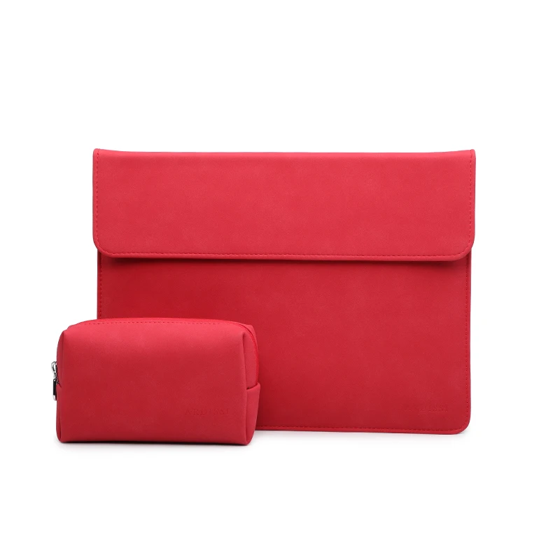 Large Stock RTS Dropshipping  Premium PU Leather Case Cover Protector with Adaptor Bag for Microsoft Surface Pro X 7 6 5 4 Go2