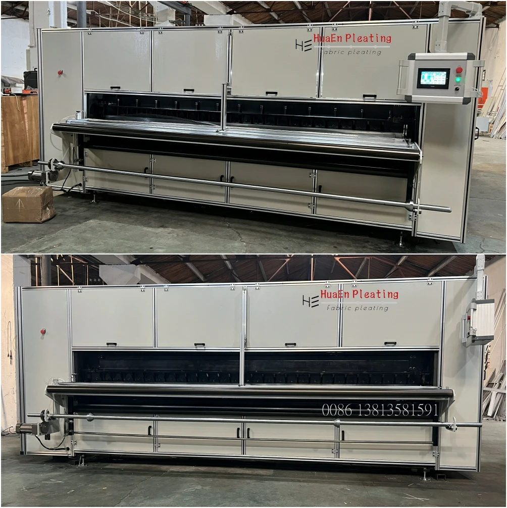 Changzhou HuaEn Factory ZJ-230 plise perde mosquito mesh insect screen curtain pleating machine