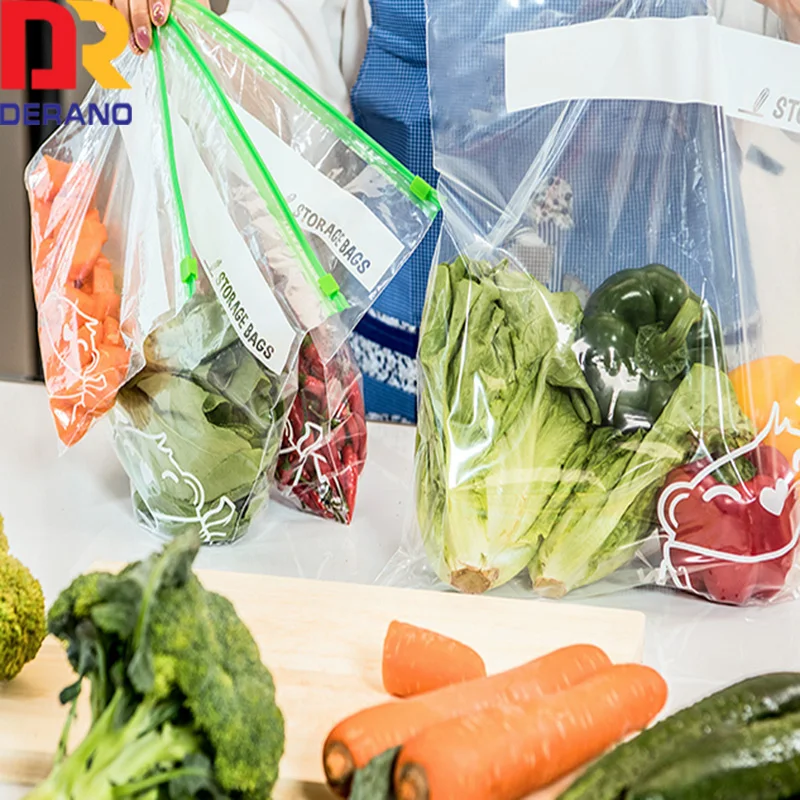 Factory Direct Resealable cookie Jewelry Slider Packaging Bags Plastic Transparent Freezer Zipper Bag for Food Saver