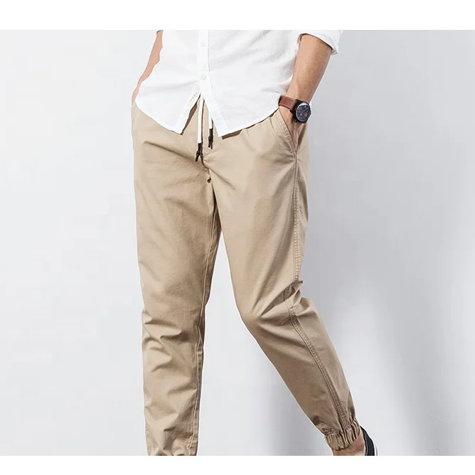 Мужские брюки, товары для мужчин, мужские джоггеры, разноцветные повседневные брюки, однотонные хлопковые брюки Чино для мужчин