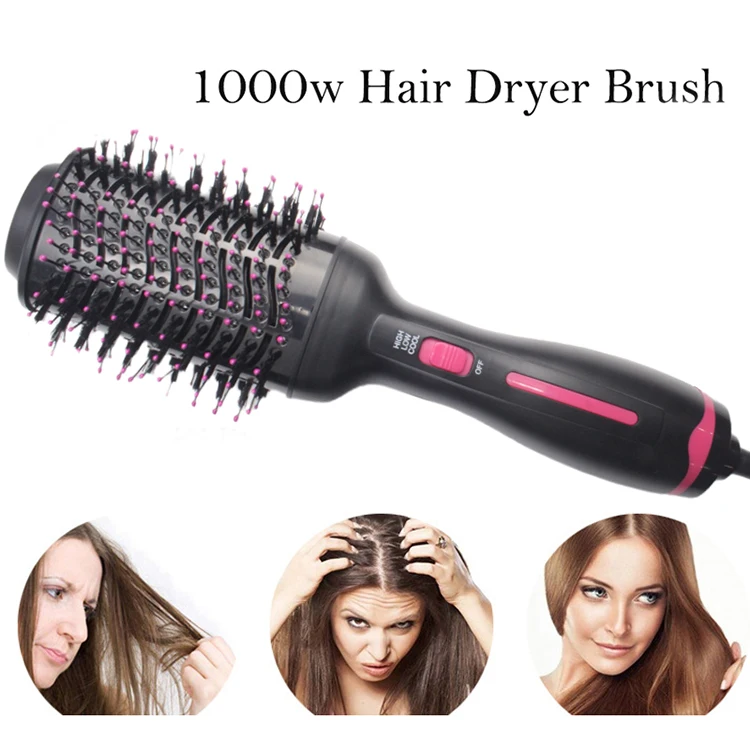 Professional 3 In 1 Hair Dryer Volumizer Brush Stock One Step Hair Dryer And Styler Electric Hot Air Brush