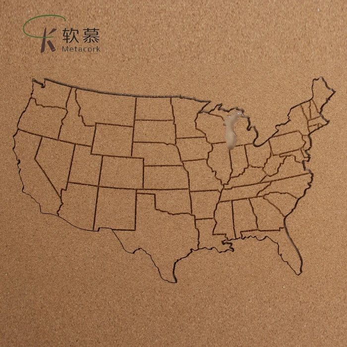 
World Map Cork 3D Map cork borad 