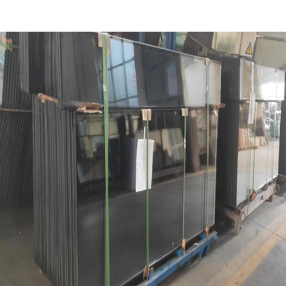 High Quality Frameless Insulated Glass Partitions Aluminum Tempered Glass Aluminium Window 6.5 Inch