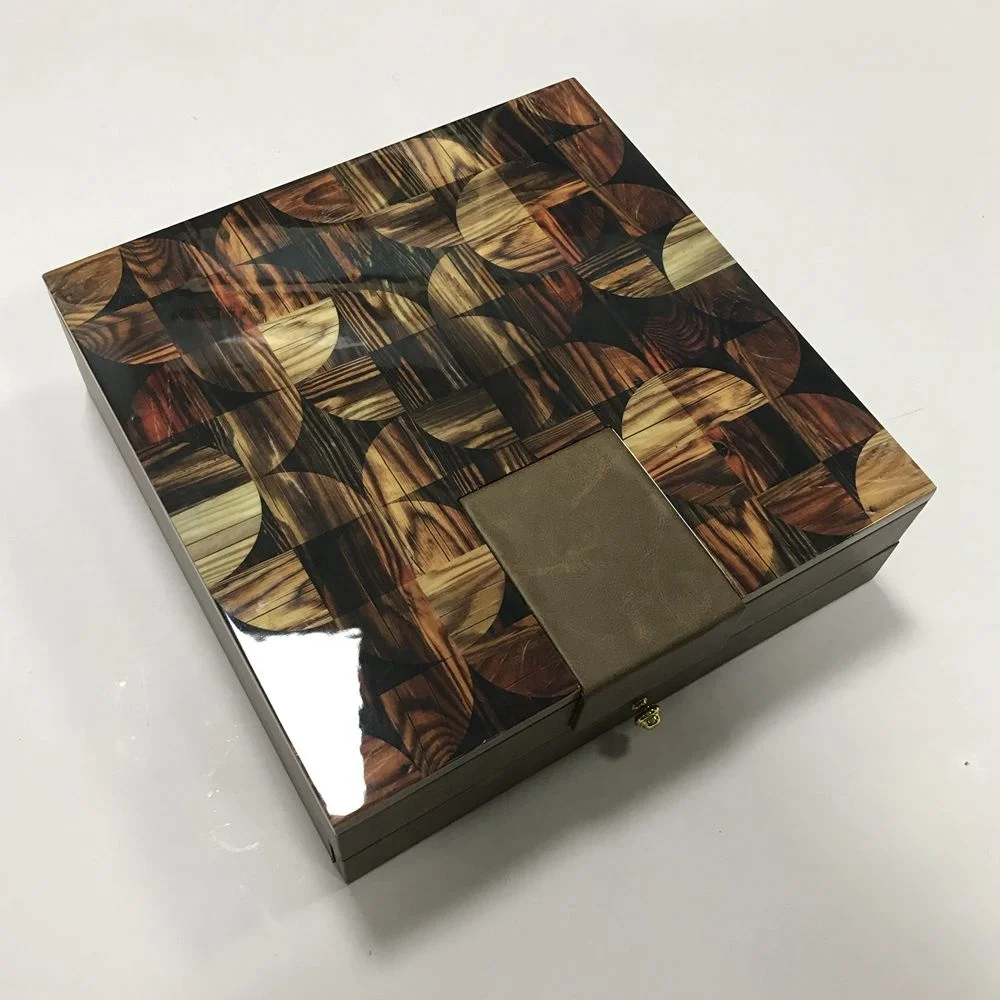 2020 Arabic luxury wooden chocolate packaging wooden boxes with hinged lids gift packaging empty arabic wholesale sweets box