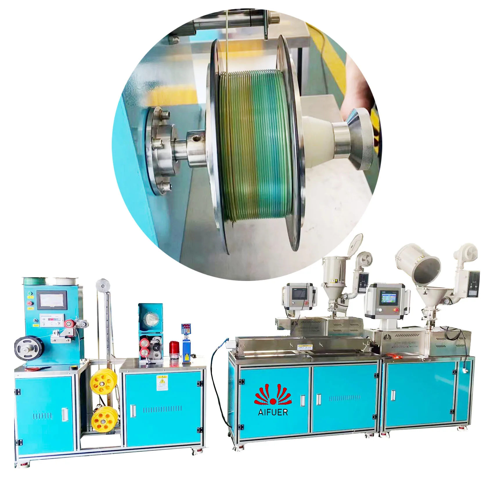 Design idea 3D filament making extruder machine