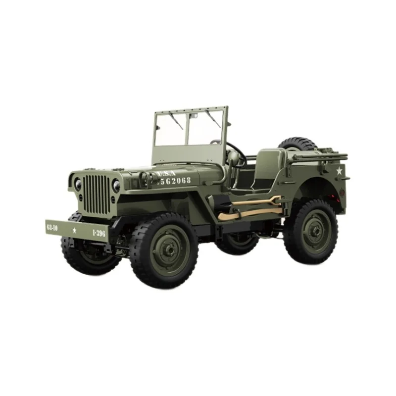 1/10 C8815 Rc Car 1941 JEEP WILLYS 2.4g 4wd RTR Crawler Climbing Scale Military Truck Offroad Vehicle Adult Toy Gift for Kids