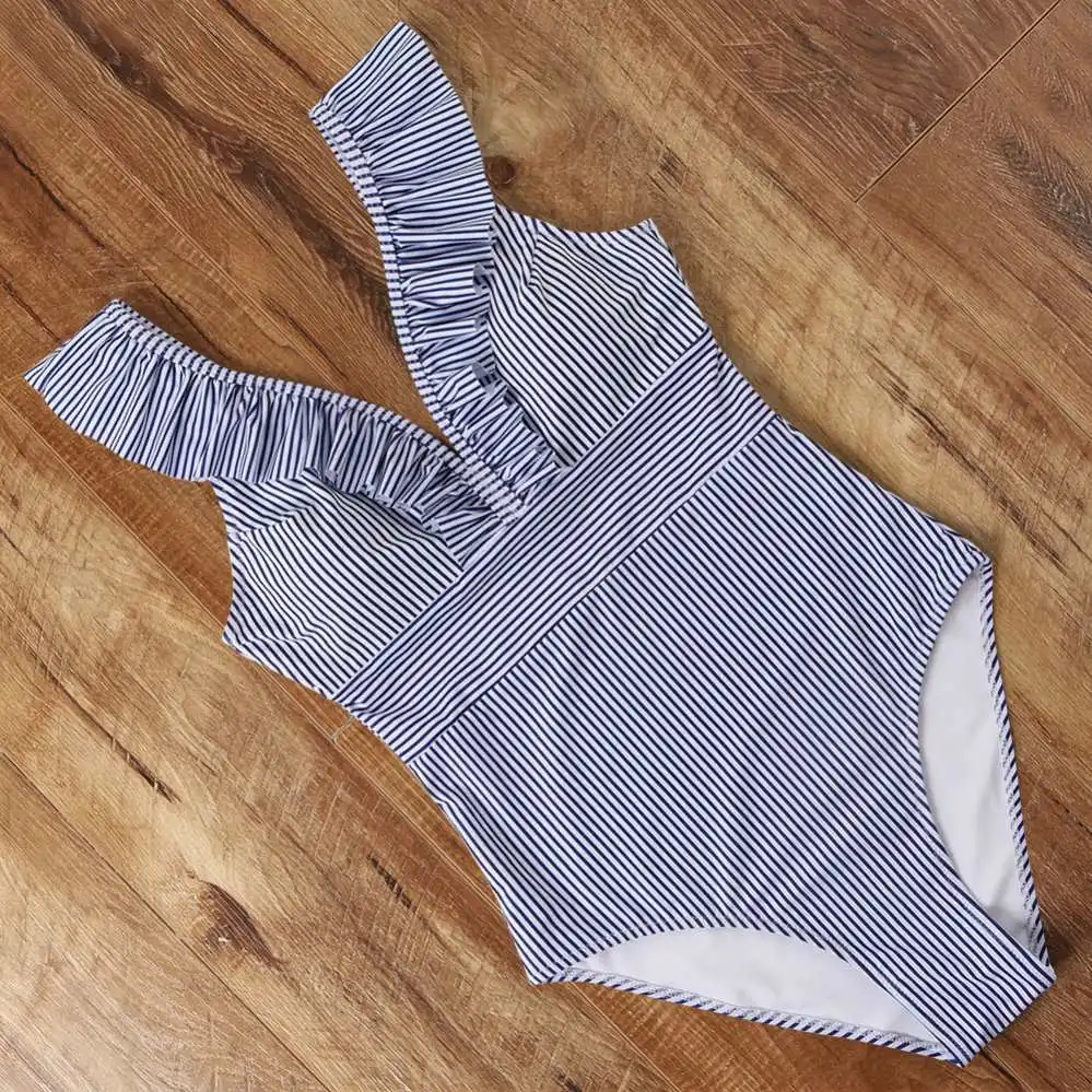 
Siamese V-neck High Quality Wholesale Teens Swimwear Oem Manufacturer Supplier Swimsuits For Women 2021 