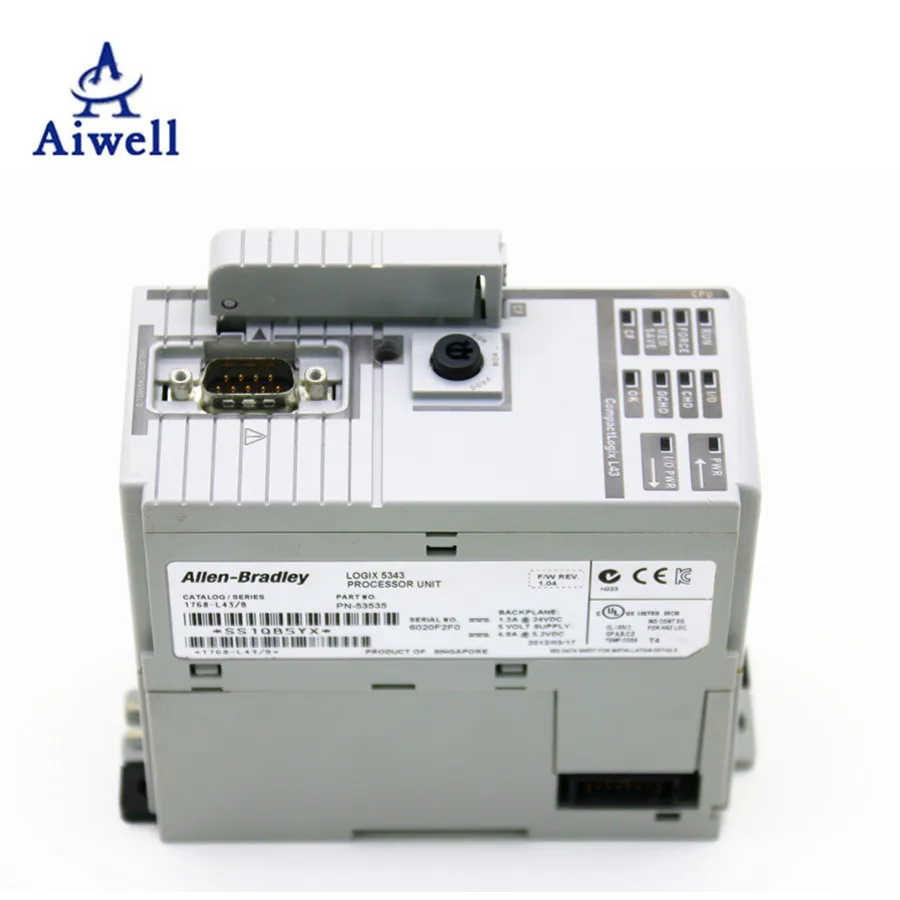 PLC 1769 компактный модульный контроллер Logix L43 1768-L43