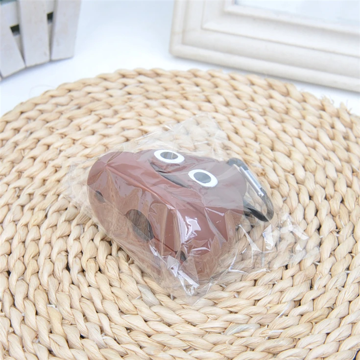 Cute Stocked poop bags Silicone Dogs Pet Poop Bag Holder Dispenser with Waste Bags Funny Design