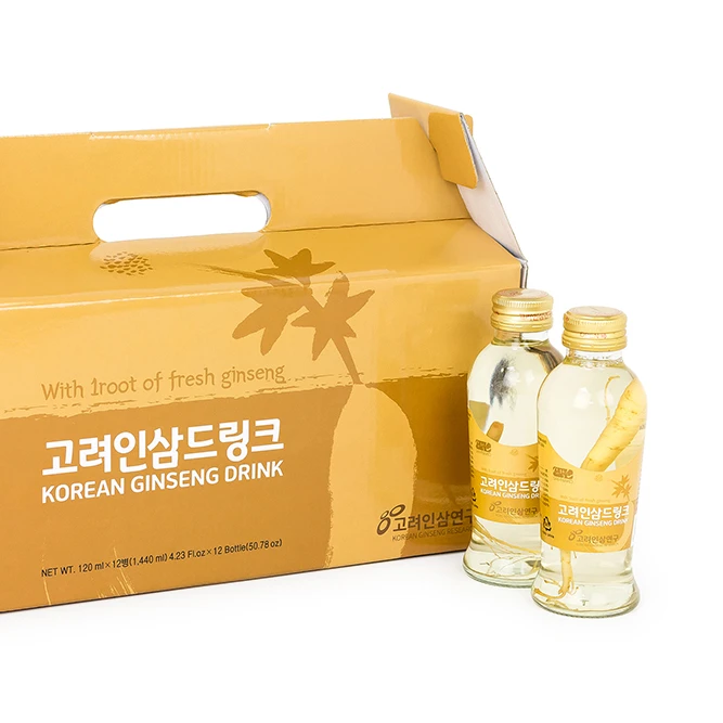 
Korean Ginseng Drink with one root_Steady selling health product 