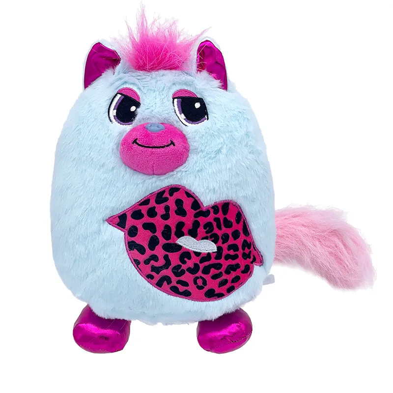 Cross-Border New Warped Tail Cat Plush Doll Animal Wholesale Toys Plastic Cat Pendant Doll Gift