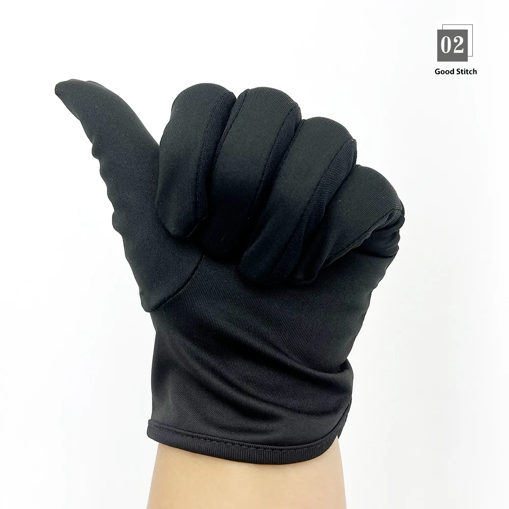 Microfiber gloves Microfiber Cleaning Jewelry Silver nylon Gloves For Jewelry