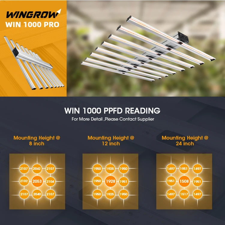 420 MEGA SALE WIN1000 PRO 1000 Watt Adjust Spectrum High PPFD Led Grow Light LM301 1000W For Sale