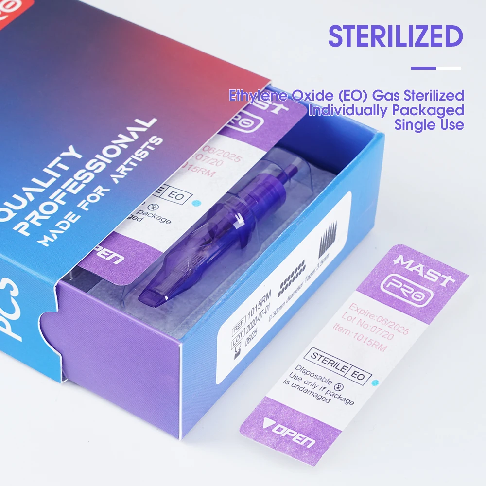 Wholesale Mast Pro SMP 0.3mm Tattoo Cartridge Needles 1007F High-quality for Professional Use