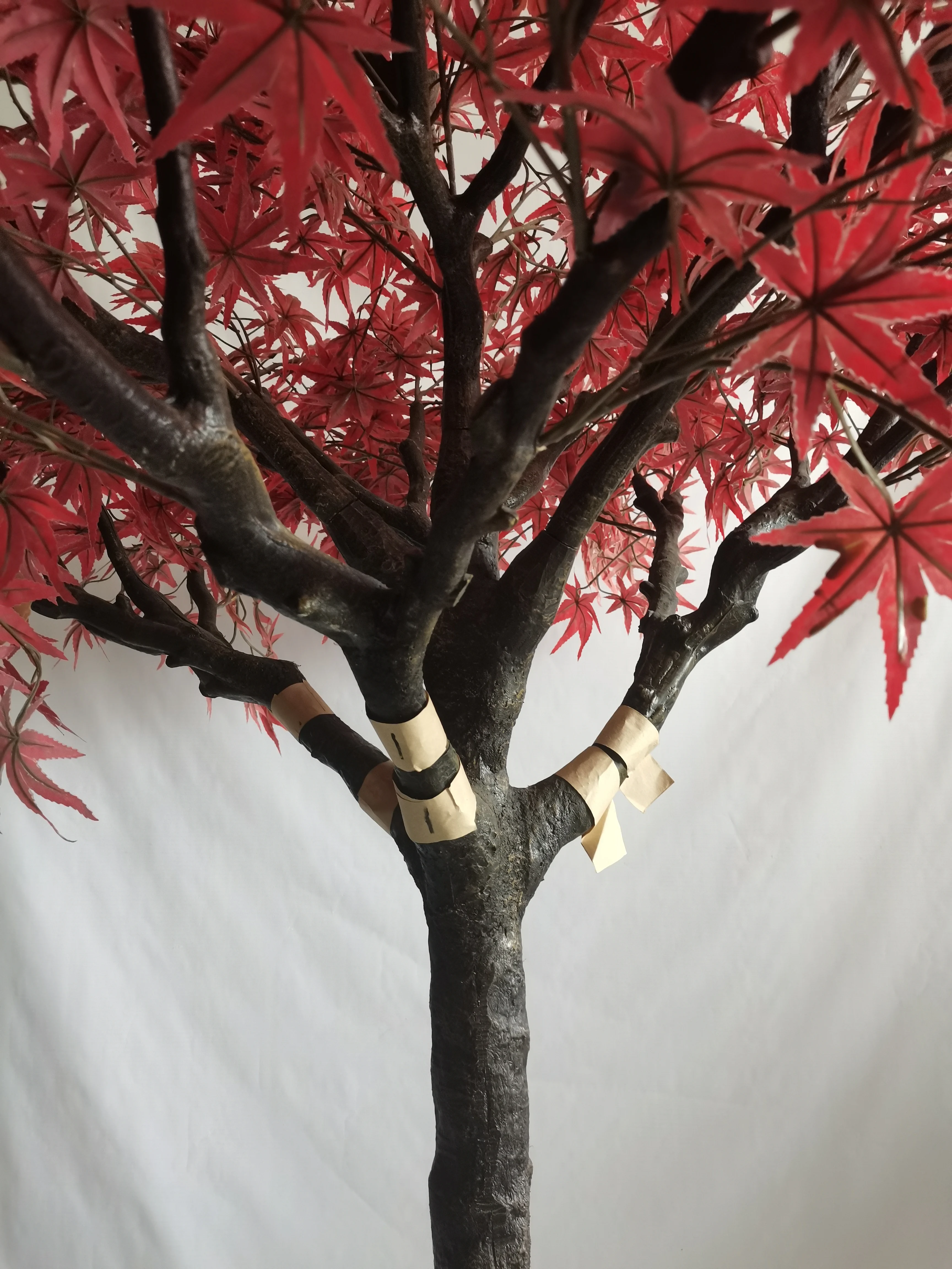 Фабричное искусственное кленовое Дерево 8 футов Пластиковый Багажник декоративное дерево