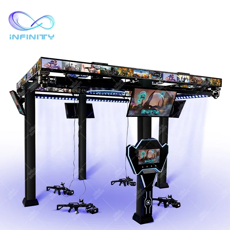 Amusement park virtual reality space indoor game park vr multiplayer games 4 players virtual reality vr space