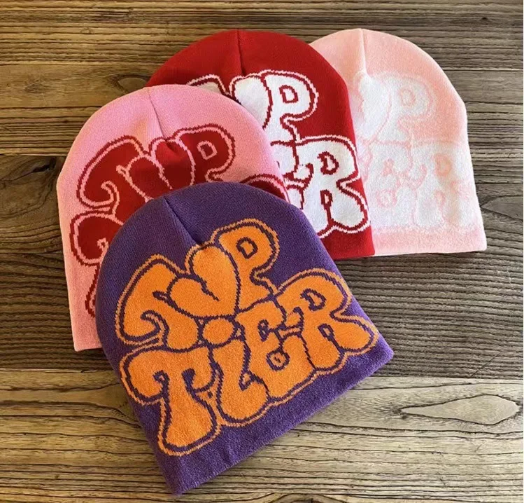 Wholesale Unisex All Over print Winter Hat Cap custom your own logo caps Warm Beanie Hats 2024New cool caps