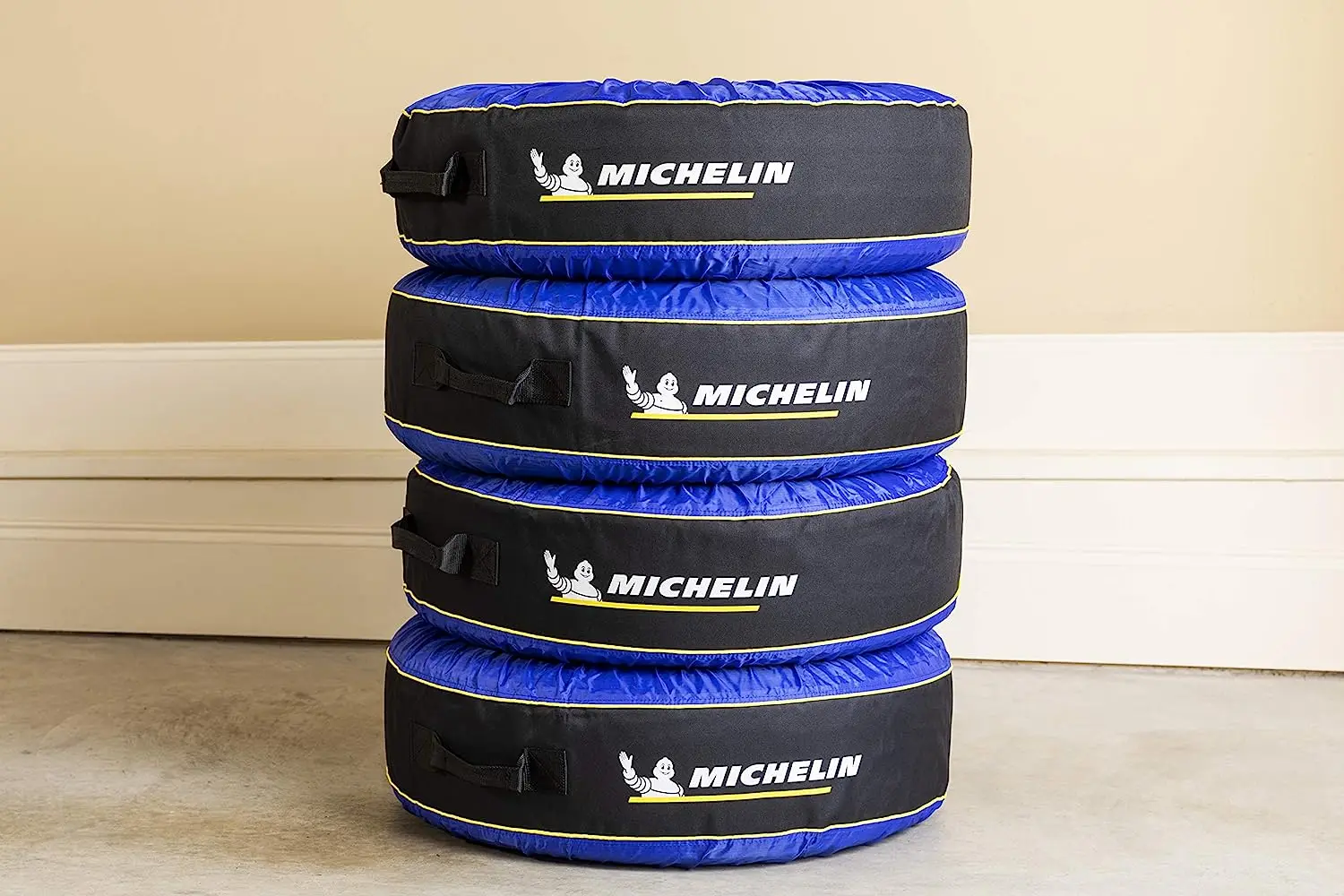 Customized logo durable adjustable size Tire Protection Tote Covers Seasonal Tire Storage Bag for Car