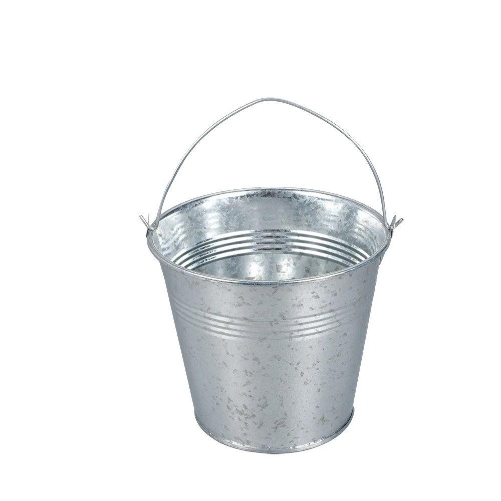 Tin Paint Bucket with Lid Round Empty Metal 4C Printing Custom Tin Pail Novel Design Wholesale Price Ice Bucket Printing Barrel