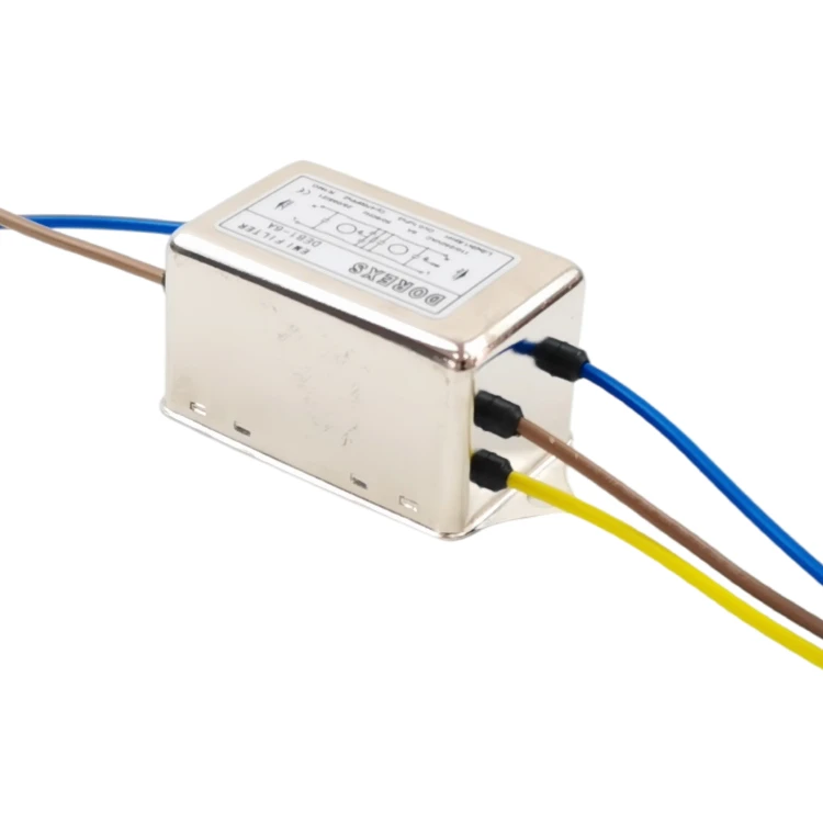 DEB1 Single Phase Emi Noise Filter Manufacturer Ac Line Filter 6a Low Pass Power Line 1A 3A 6A 10A 0.01-30mhz 380/440VAC 20-70db