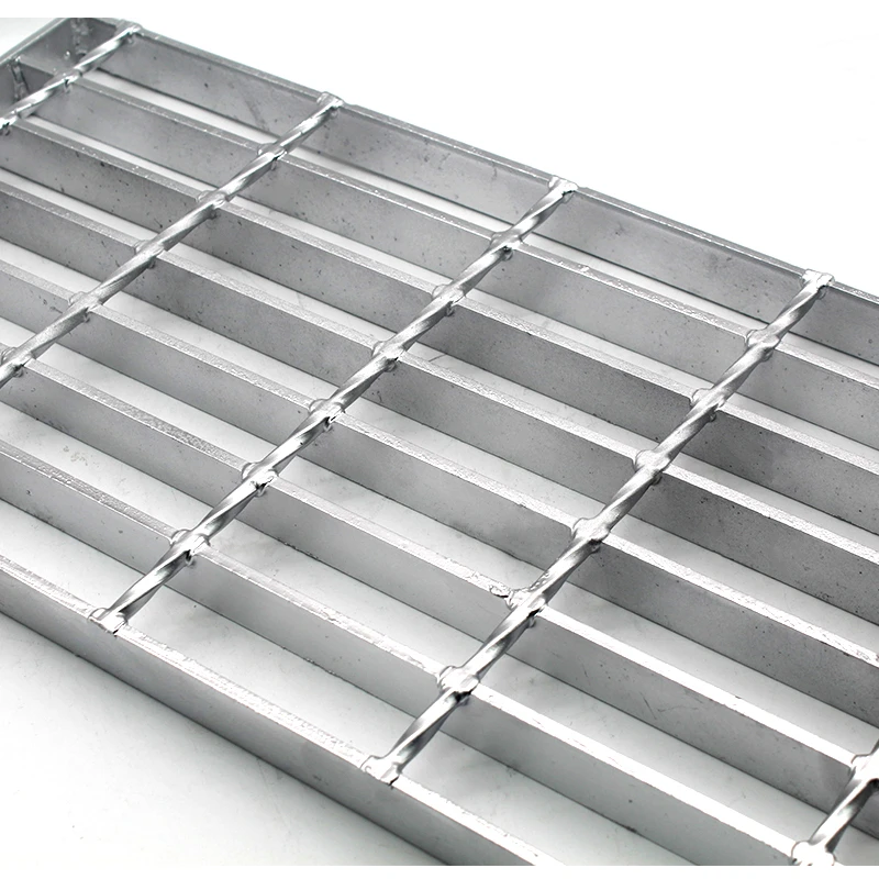 Xinboyuan Grating Price Size 6 x1m Galvanized Steel Grating Steel Grid Plate Floor Steel Grating