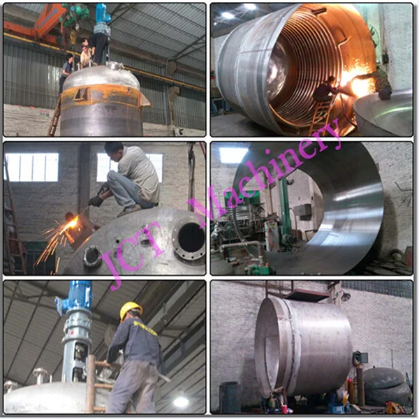 1000L Chemical Double Jacket With Steam Hot Melt Adhesive Electric Thermal Oil Heating Kettle Pilot Reactor